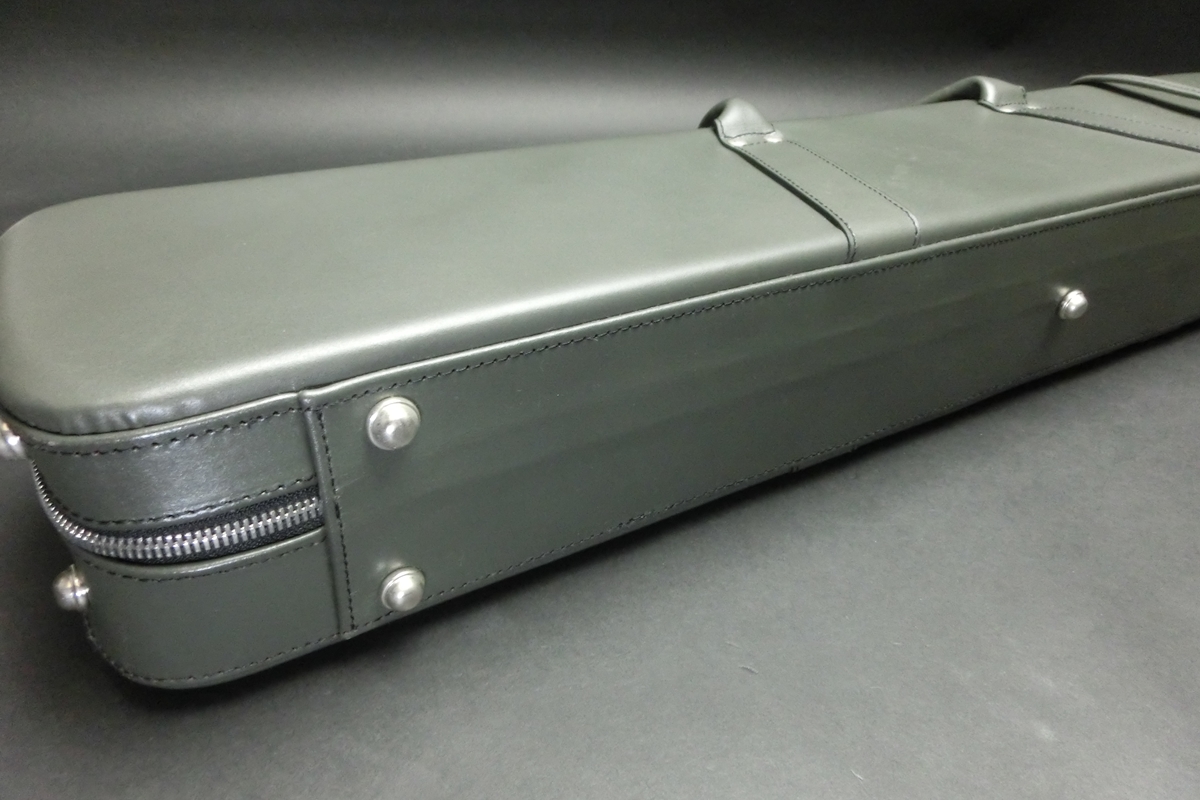 31648 ビスマルク Bismarck キューケース 3B5S モスグレー 本革 ビリヤード ケース SPIDER