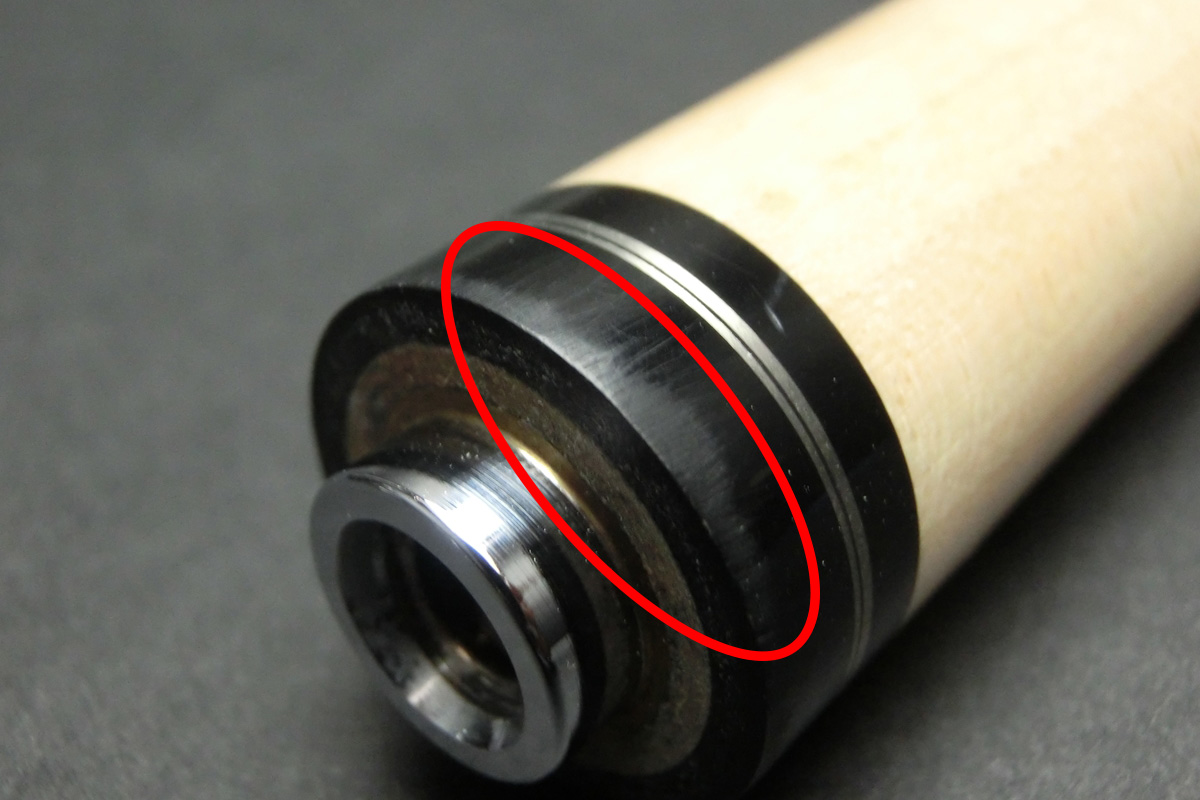 15236 メッヅ Mezz EC-J2 ノーマルシャフト 123g UJ 糸巻き キュー CUE SPIDER