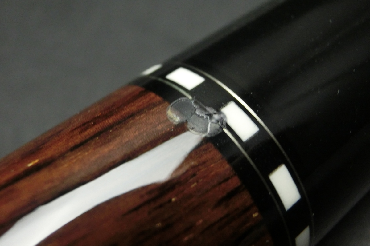 15690 ショーン Schon CX-65 ウッドハンドル Adamノーマルシャフト ビリヤード キュー CUE SPIDER□