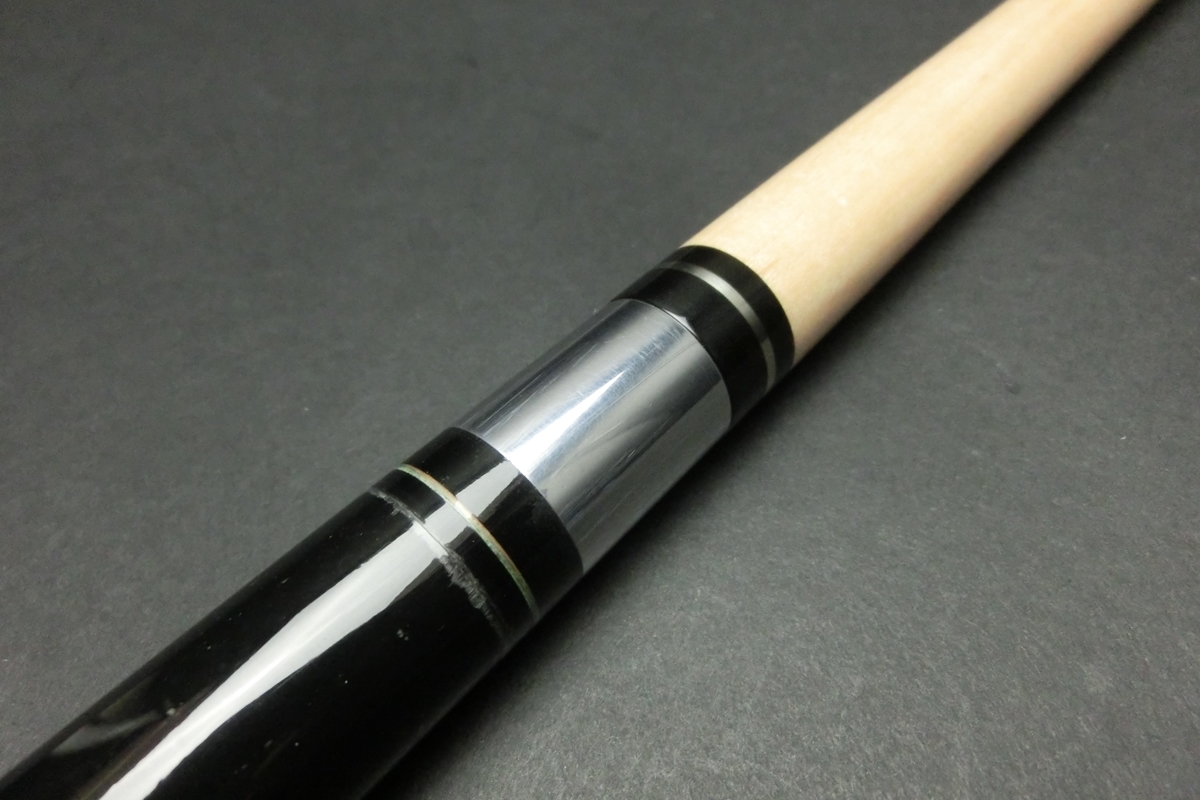 15690 ショーン Schon CX-65 ウッドハンドル Adamノーマルシャフト ビリヤード キュー CUE SPIDER□