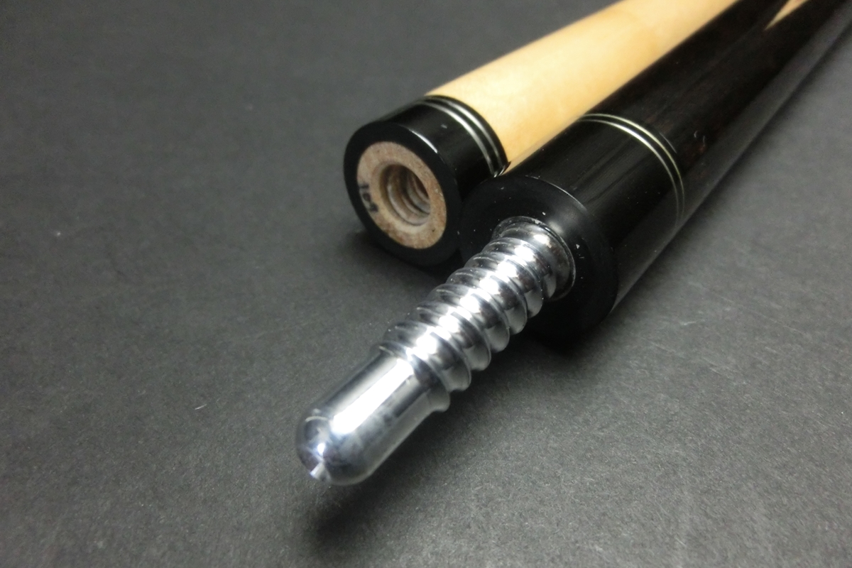 【ヤフオク出品中】15691 キースアンディ KeithAndy 子持6剣 2003年 ノーマルシャフト ビリヤード キュー カスタム SPIDER