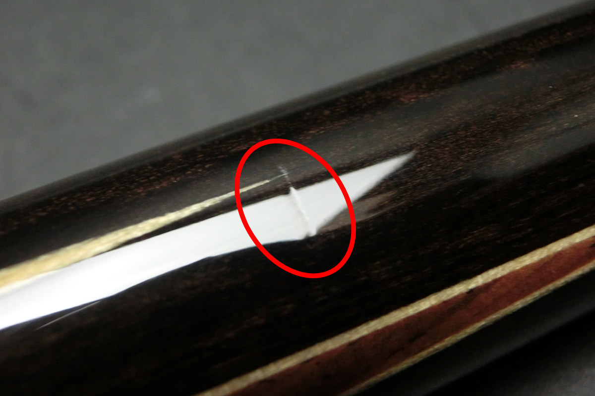 【ヤフオク出品中】15691 キースアンディ KeithAndy 子持6剣 2003年 ノーマルシャフト ビリヤード キュー カスタム SPIDER