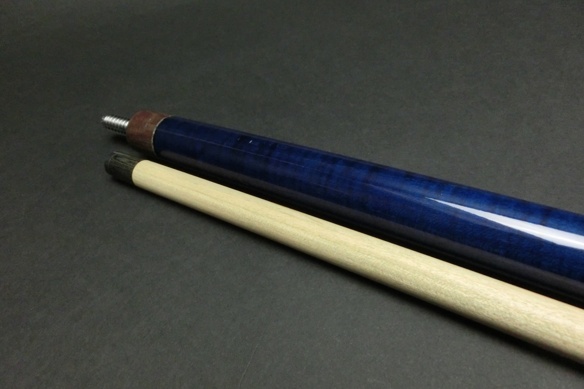 【ヤフオク出品中】15692 キースアンディ KeithAndy ブラックジャック 青 ブレイク 10山 ビリヤード キュー CUE SPIDER