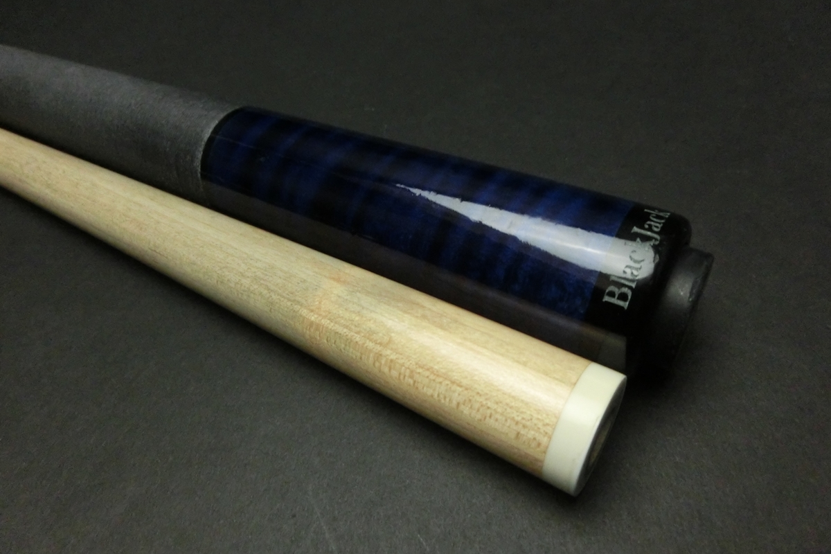 【ヤフオク出品中】15692 キースアンディ KeithAndy ブラックジャック 青 ブレイク 10山 ビリヤード キュー CUE SPIDER