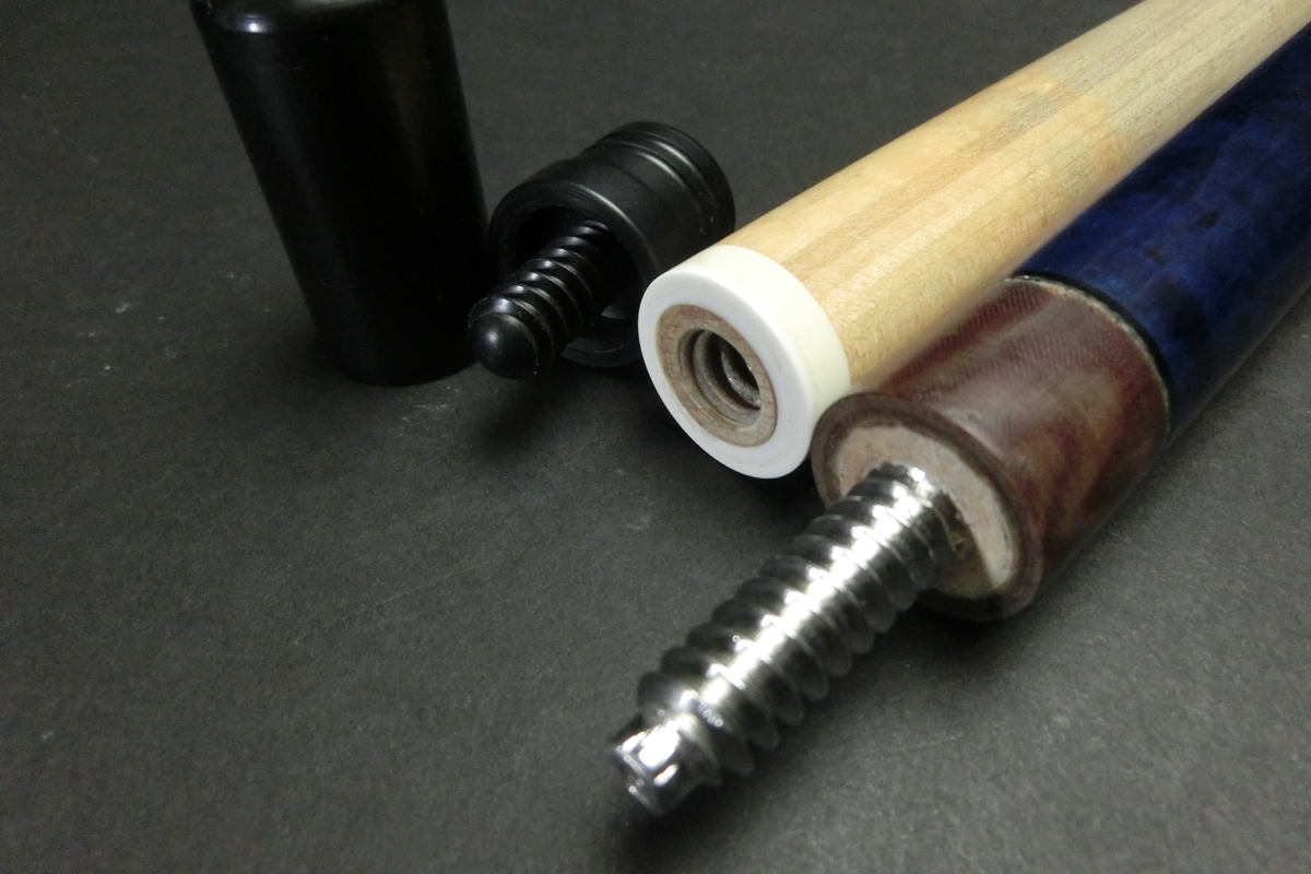 【ヤフオク出品中】15692 キースアンディ KeithAndy ブラックジャック 青 ブレイク 10山 ビリヤード キュー CUE SPIDER