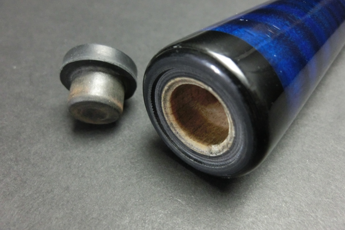 【ヤフオク出品中】15692 キースアンディ KeithAndy ブラックジャック 青 ブレイク 10山 ビリヤード キュー CUE SPIDER