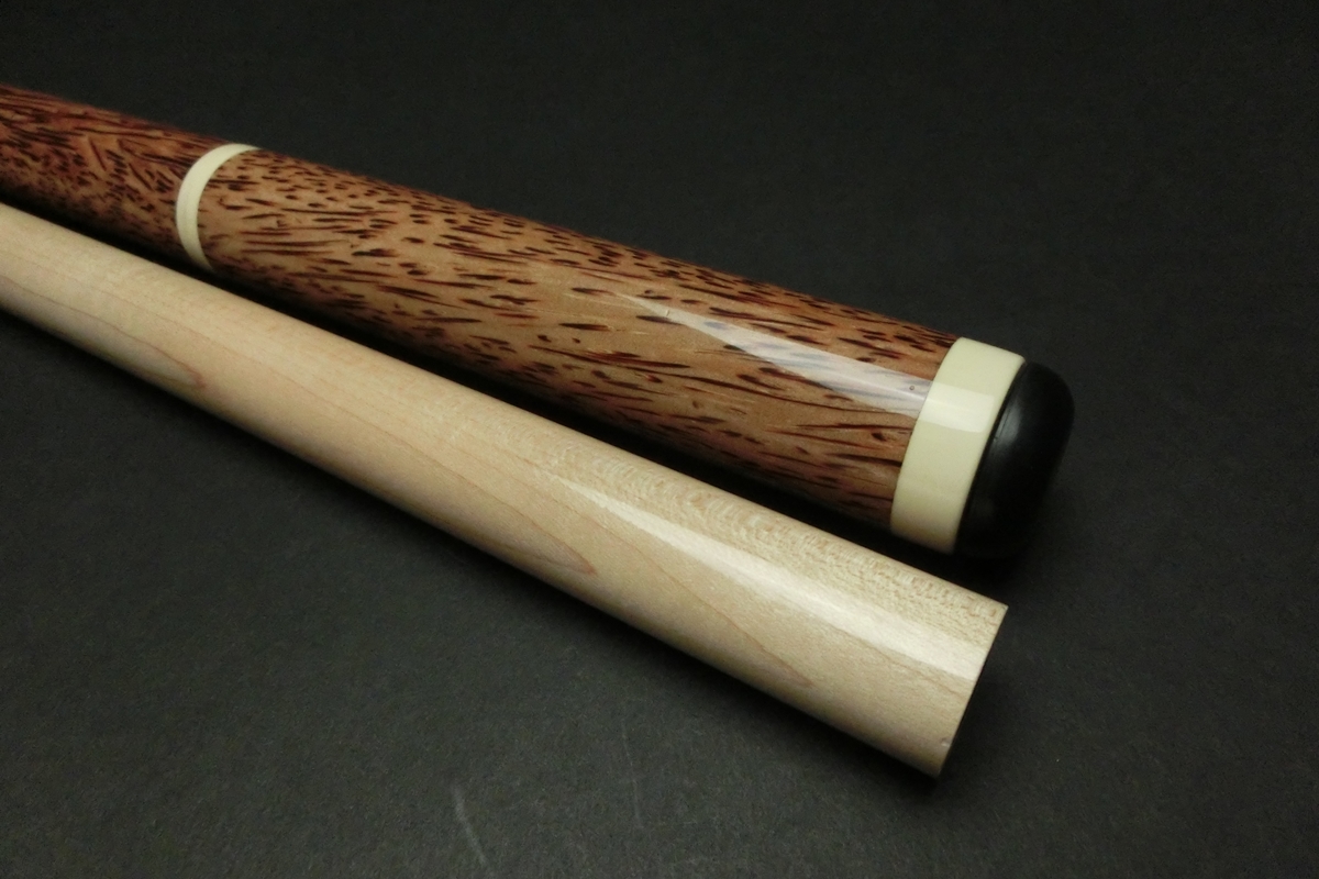 15696 アダム Adam KENジャンプ ヤシ ホワイトダイヤモンド ビリヤード キュー CUE SPIDER