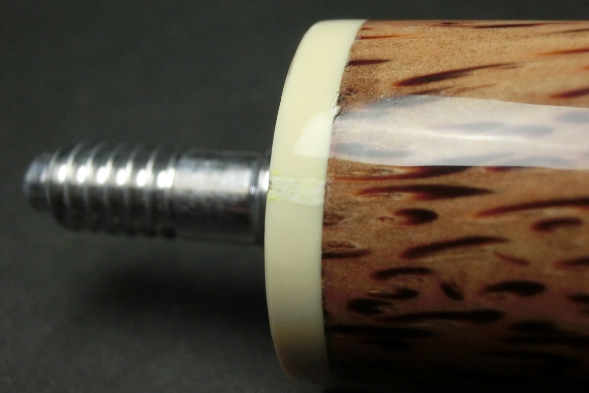 15696 アダム Adam KENジャンプ ヤシ ホワイトダイヤモンド ビリヤード キュー CUE SPIDER