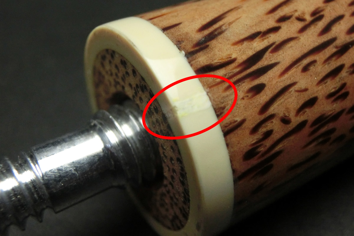 15696 アダム Adam KENジャンプ ヤシ ホワイトダイヤモンド ビリヤード キュー CUE SPIDER