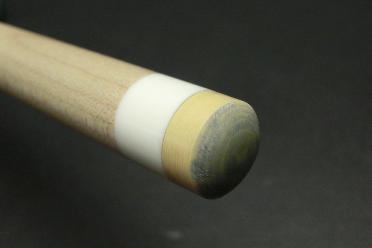 15696 アダム Adam KENジャンプ ヤシ ホワイトダイヤモンド ビリヤード キュー CUE SPIDER