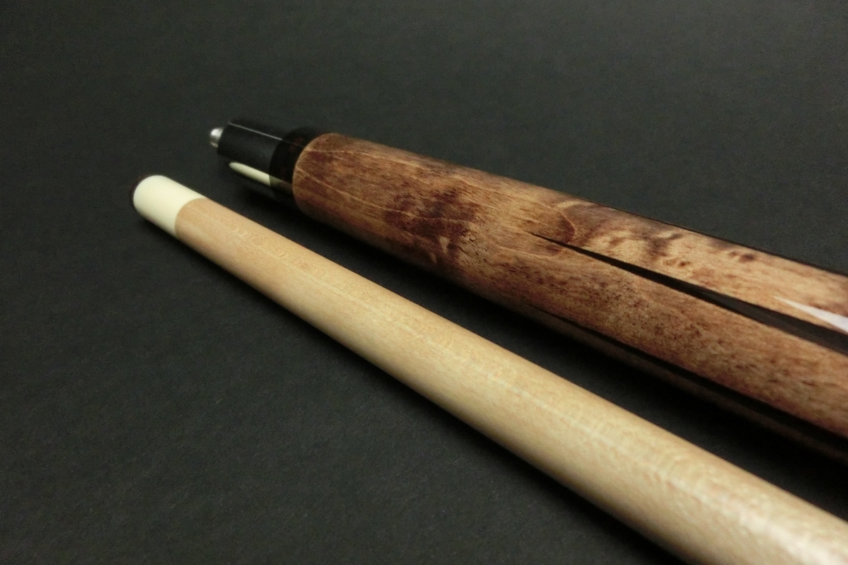 15262 アダム Adam ステインバーズアイ 6剣 ノーマルシャフト 14山パイロ 糸巻き キュー CUE SPIDER□