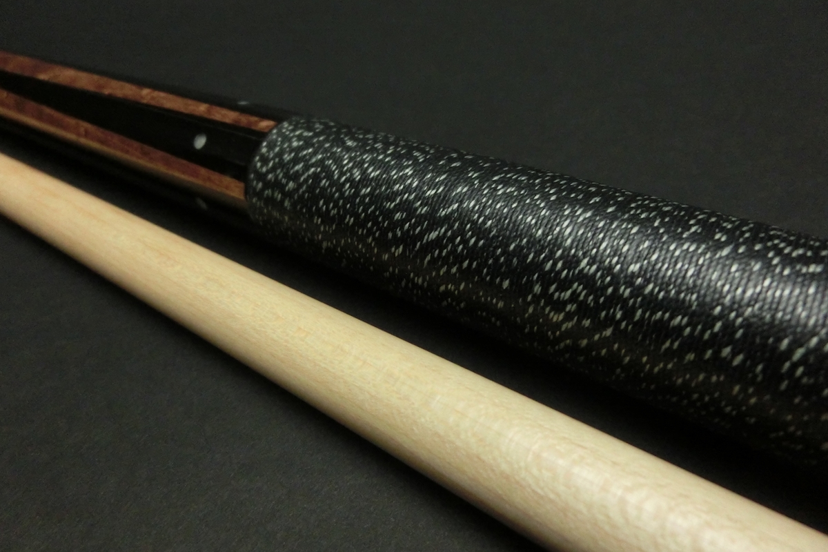15262 アダム Adam ステインバーズアイ 6剣 ノーマルシャフト 14山パイロ 糸巻き キュー CUE SPIDER□