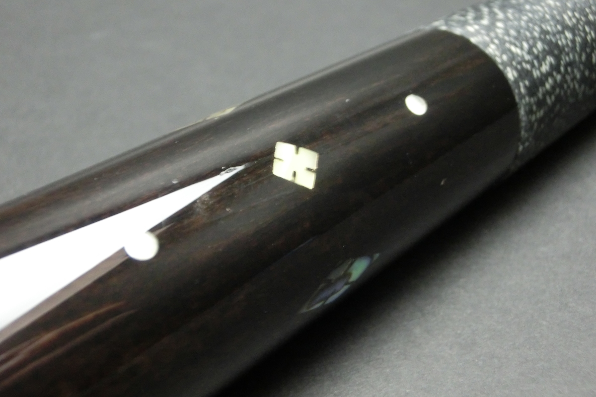 15262 アダム Adam ステインバーズアイ 6剣 ノーマルシャフト 14山パイロ 糸巻き キュー CUE SPIDER□