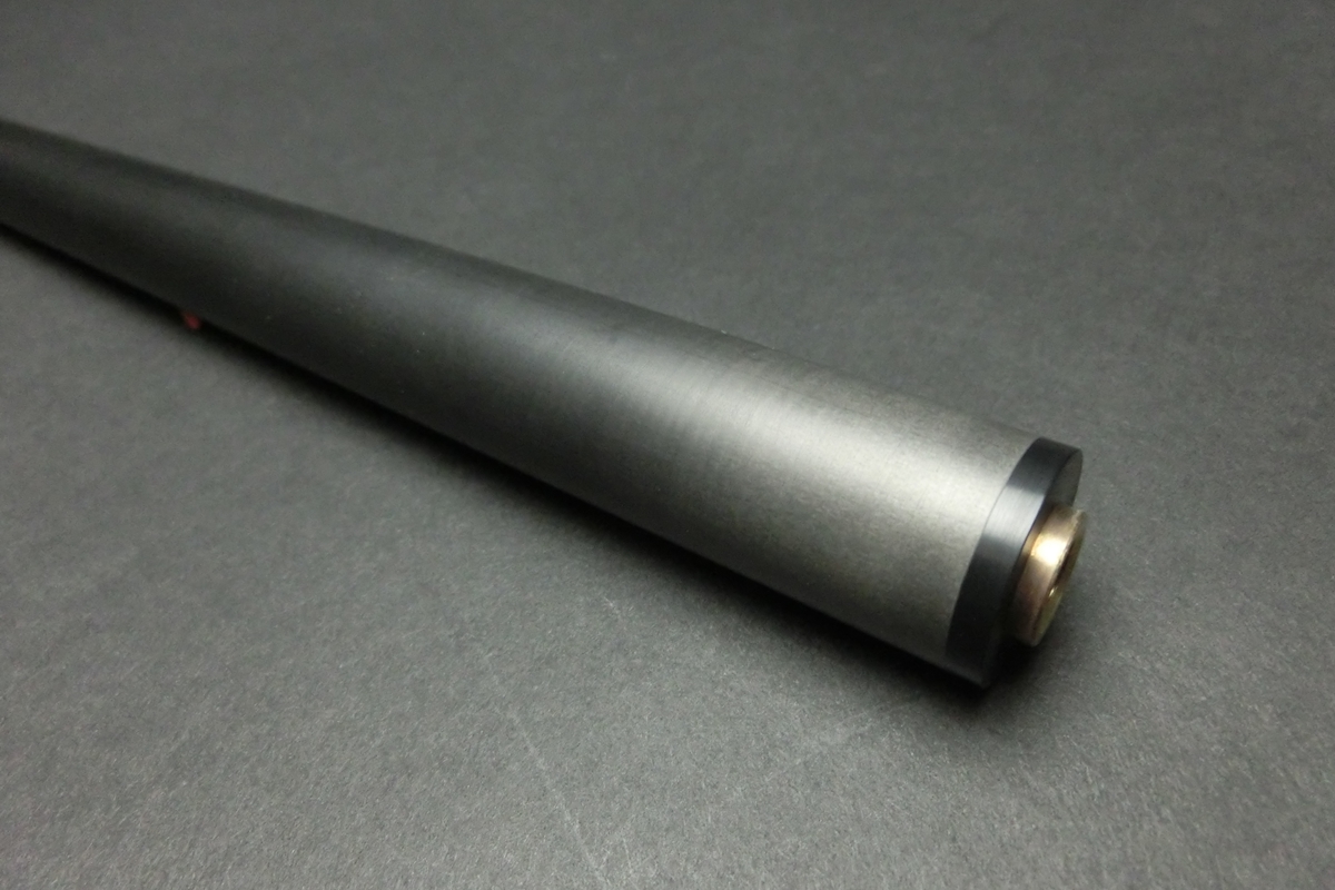 23296 メーカー不明 カーボンシャフト 14山パイロ 117g G10タップ ビリヤード ハイテク SPIDER