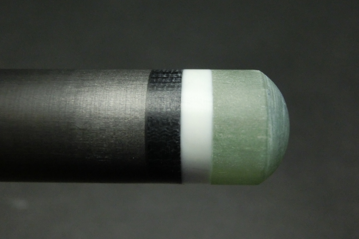 23296 メーカー不明 カーボンシャフト 14山パイロ 117g G10タップ ビリヤード ハイテク SPIDER