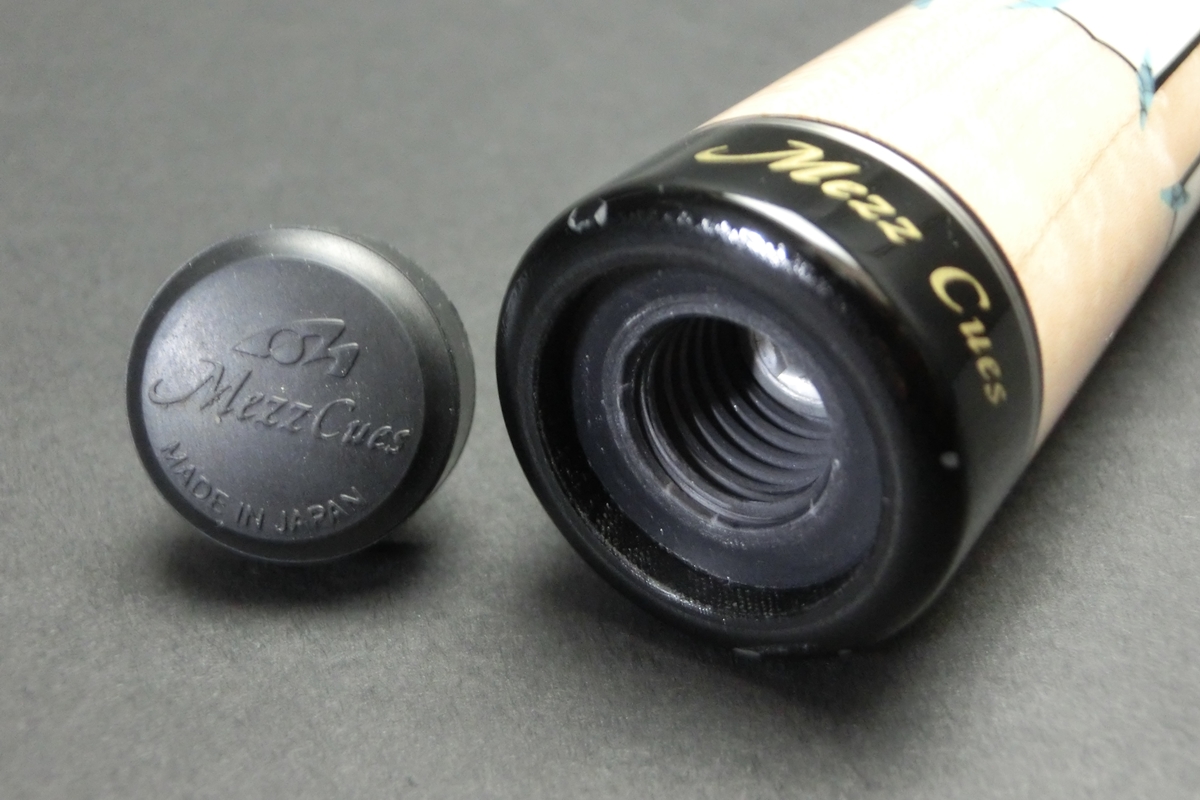 【ヤフオク出品中】 15406 メッヅ Mezz EC9-N4 バットのみ ジュマ4剣 ダブルリング UJ 革巻き キュー ビリヤード CUE SPIDER