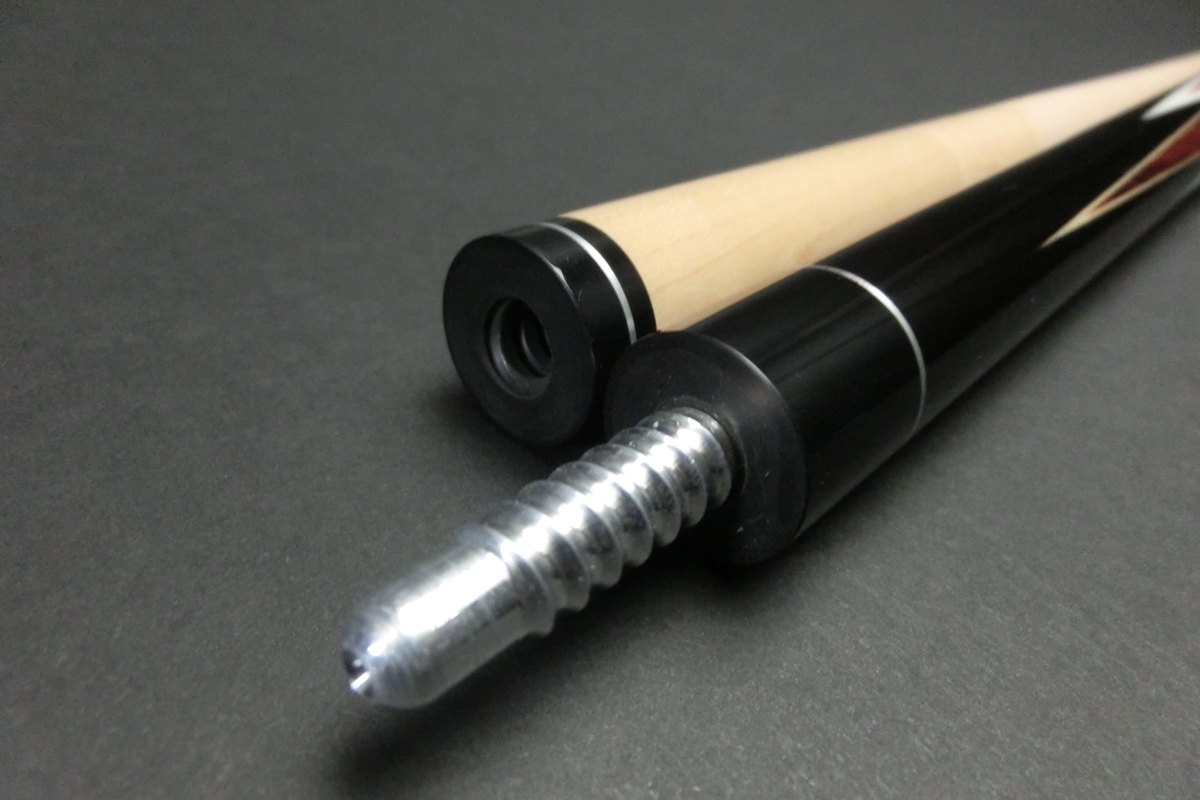 15247 使用少 美品 ユニバーサル Universal 112-4 子持8剣 ラジアル 8分割シャフト ハイテク キュー CUE SPIDER