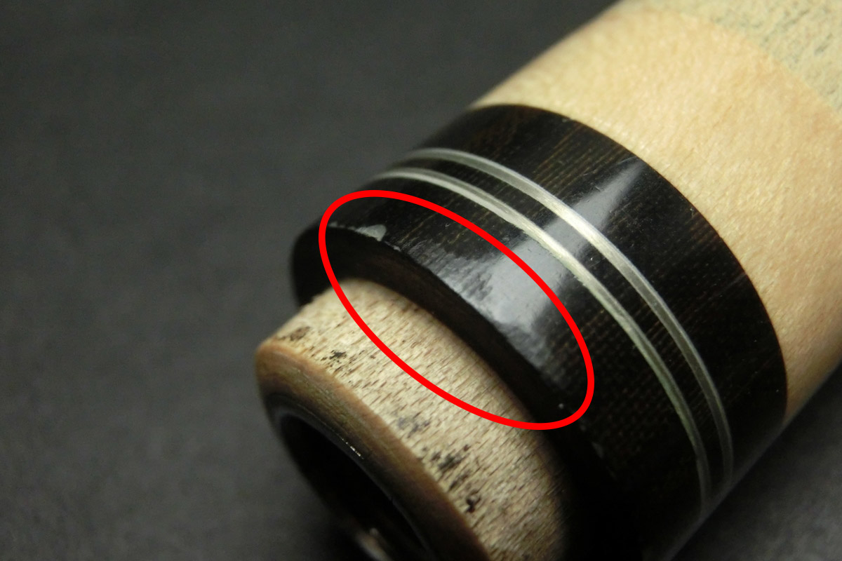 23300 訳アリ アダム Adam 131g ロゴ無 トリプルジョイント? ビリヤード シャフト ハイテク SPIDER